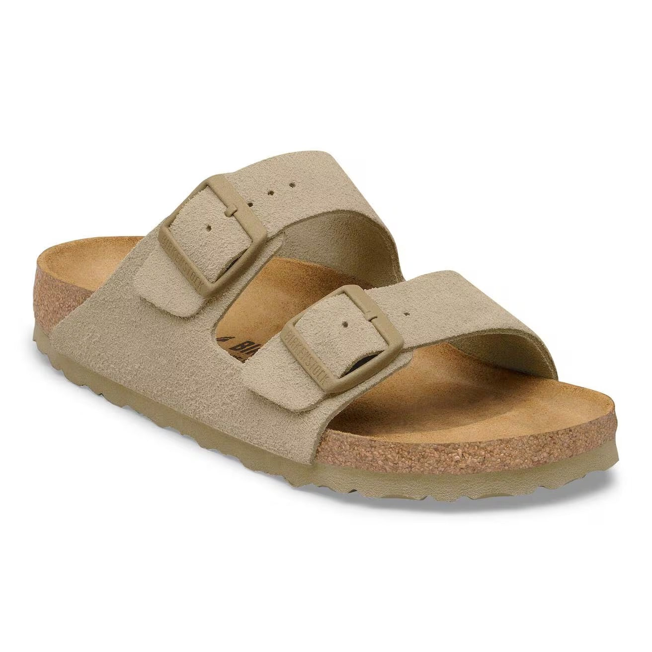 Birkenstock Arizona 1032061 ciabatta uomo faded khaki pelle