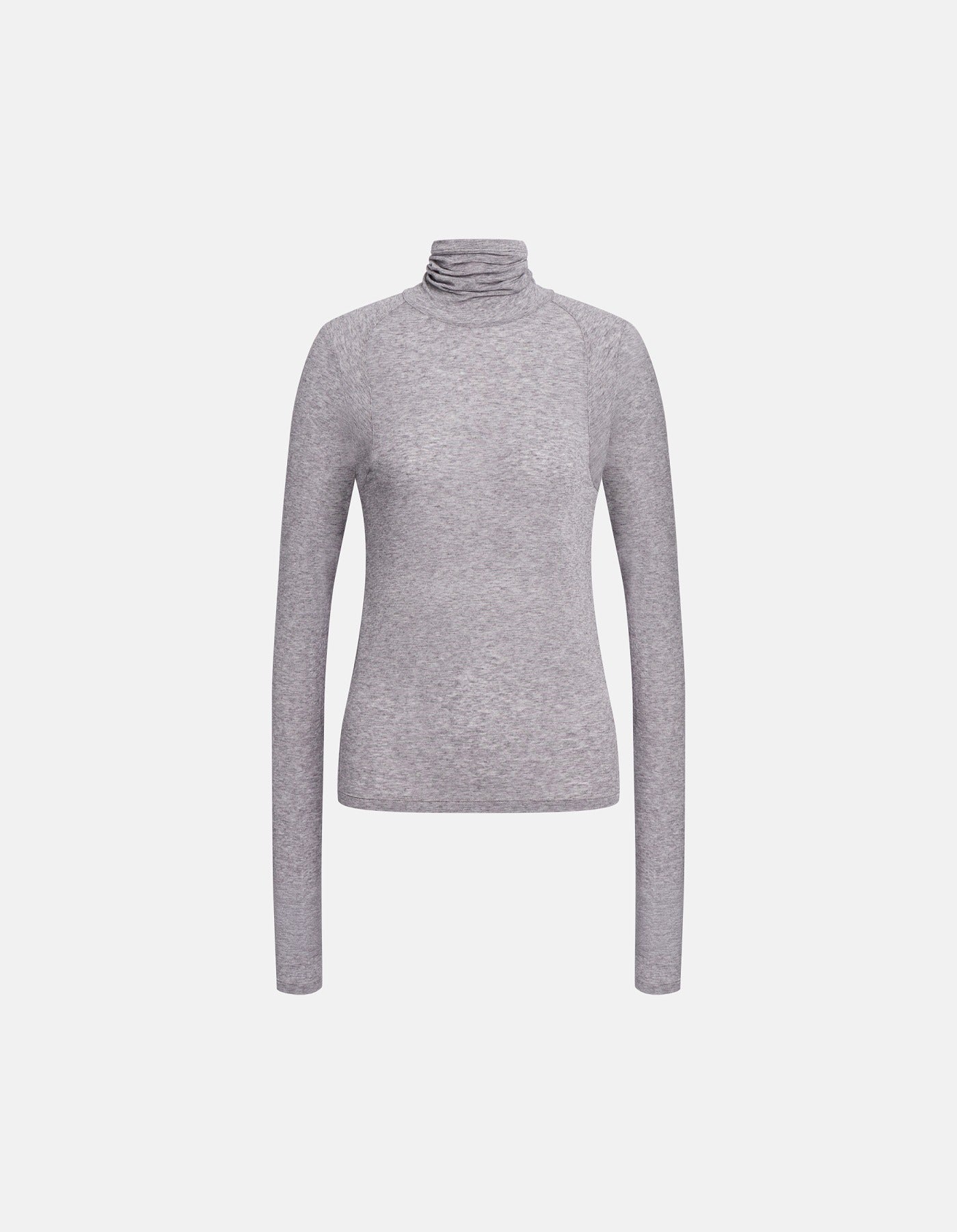 Dondup DS089 JS0326D maglia dolcevita grigio modal lana