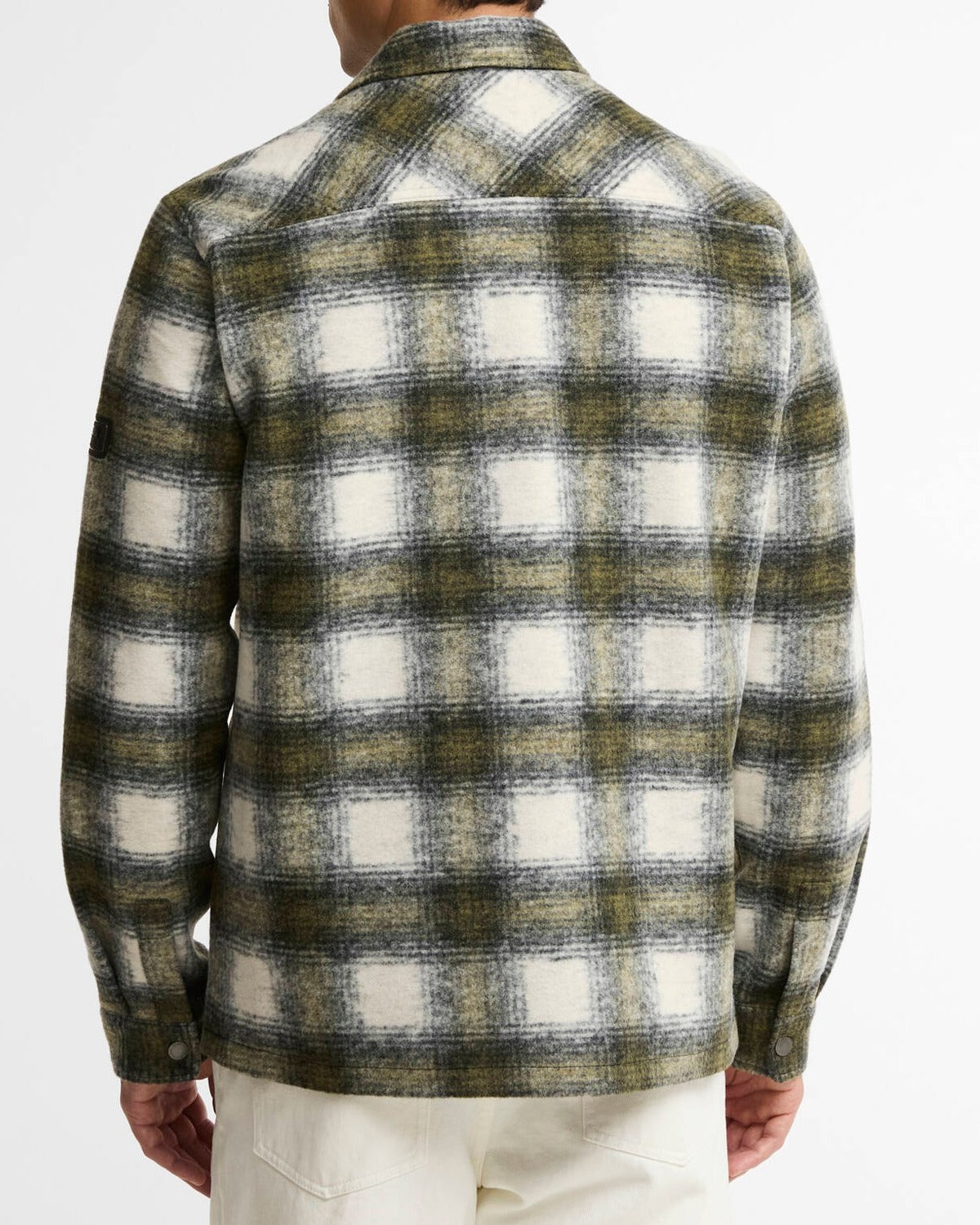 Barbour Clayton MFL0205 camicia overshirt verde uomo