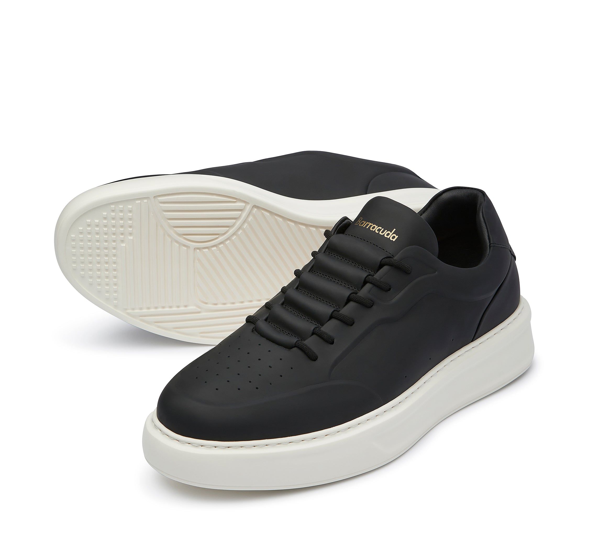 Barracuda Phoenix BU3510 Sneaker Uomo Nero pelle slip-on