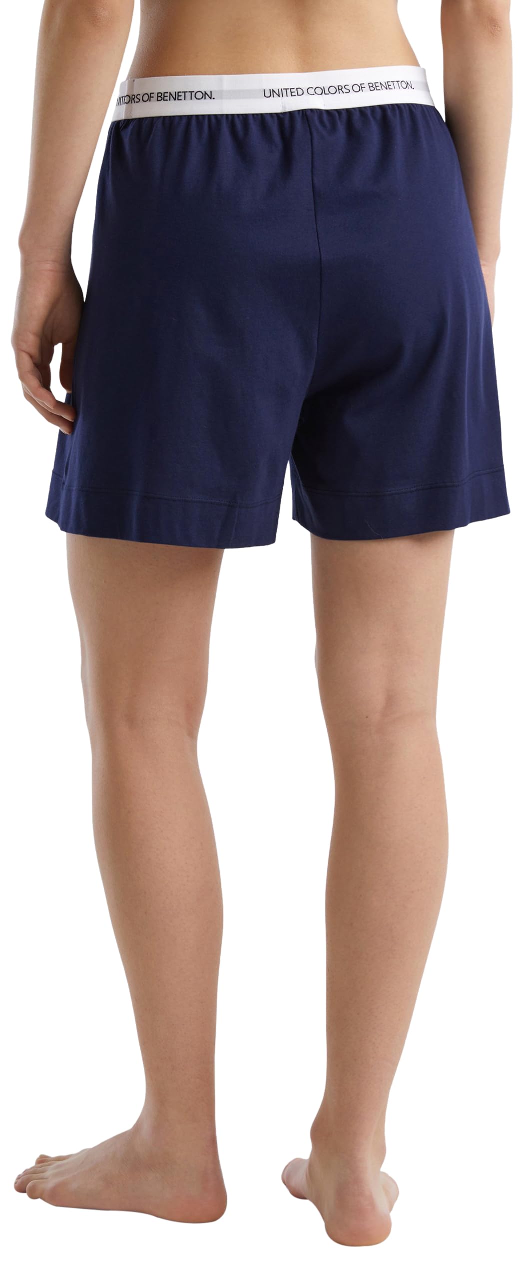 Benetton Shorts Pigiama Donna XS Blu Notte jersey