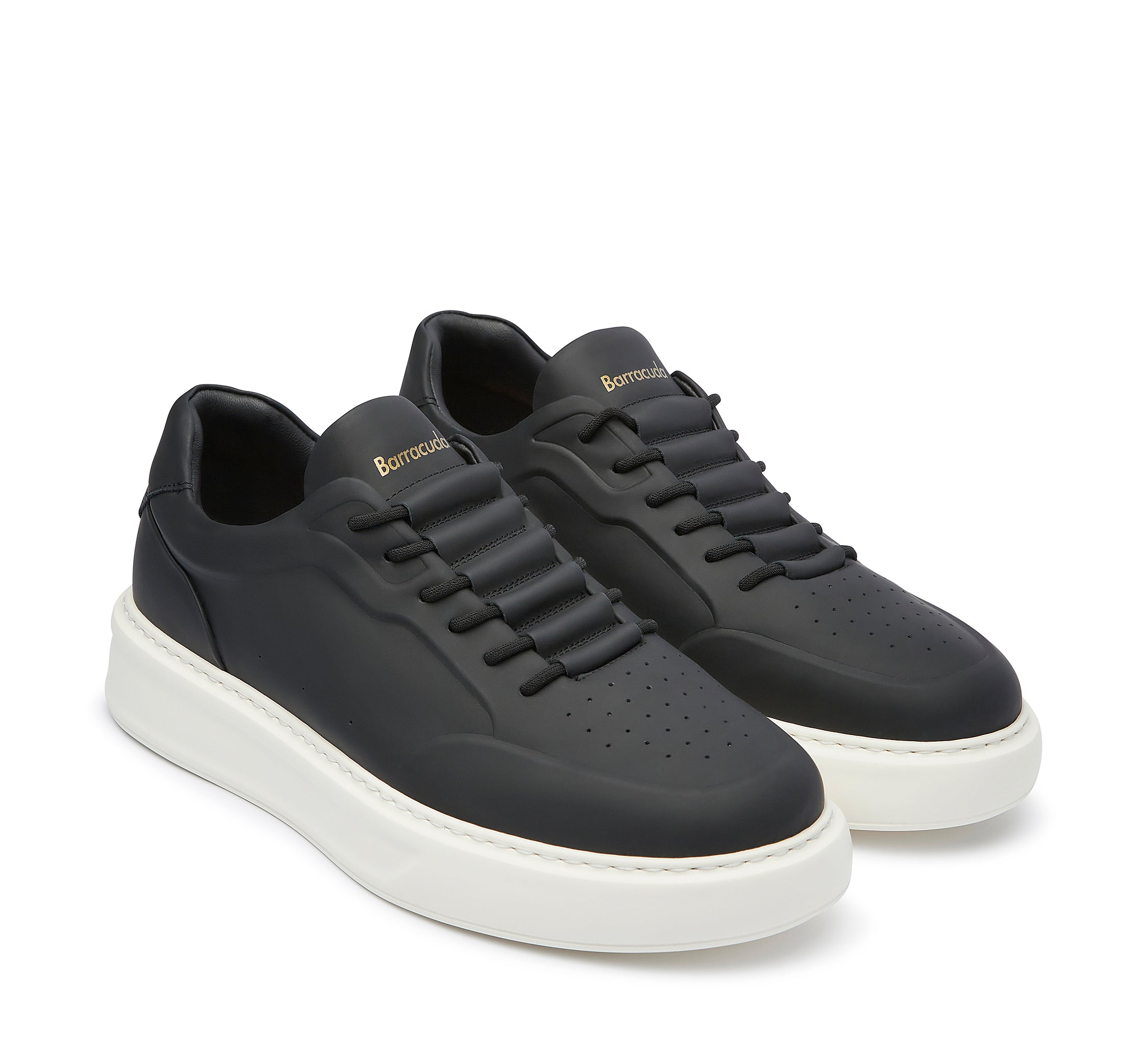 Barracuda Phoenix BU3510 Sneaker Uomo Nero pelle slip-on