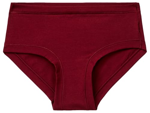 Benetton Slip Donna Fianco Alto Rosso Jersey Elastico