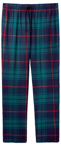 Benetton Pantalone Pigiama Uomo Flanella M Blu
