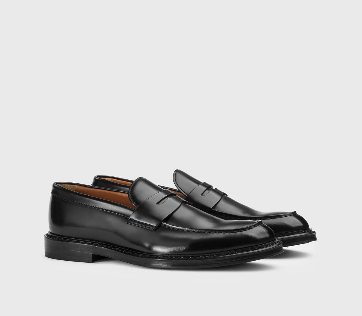 Doucal's Penny DU2528SIEWUF007 mocassino nero pelle