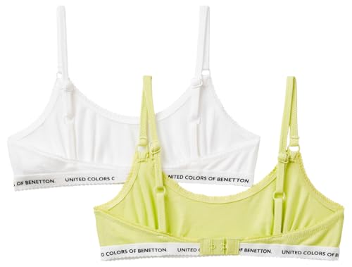 Benetton Intimo Set 2 Reggiseni Brassiere Elastico Sottoseno