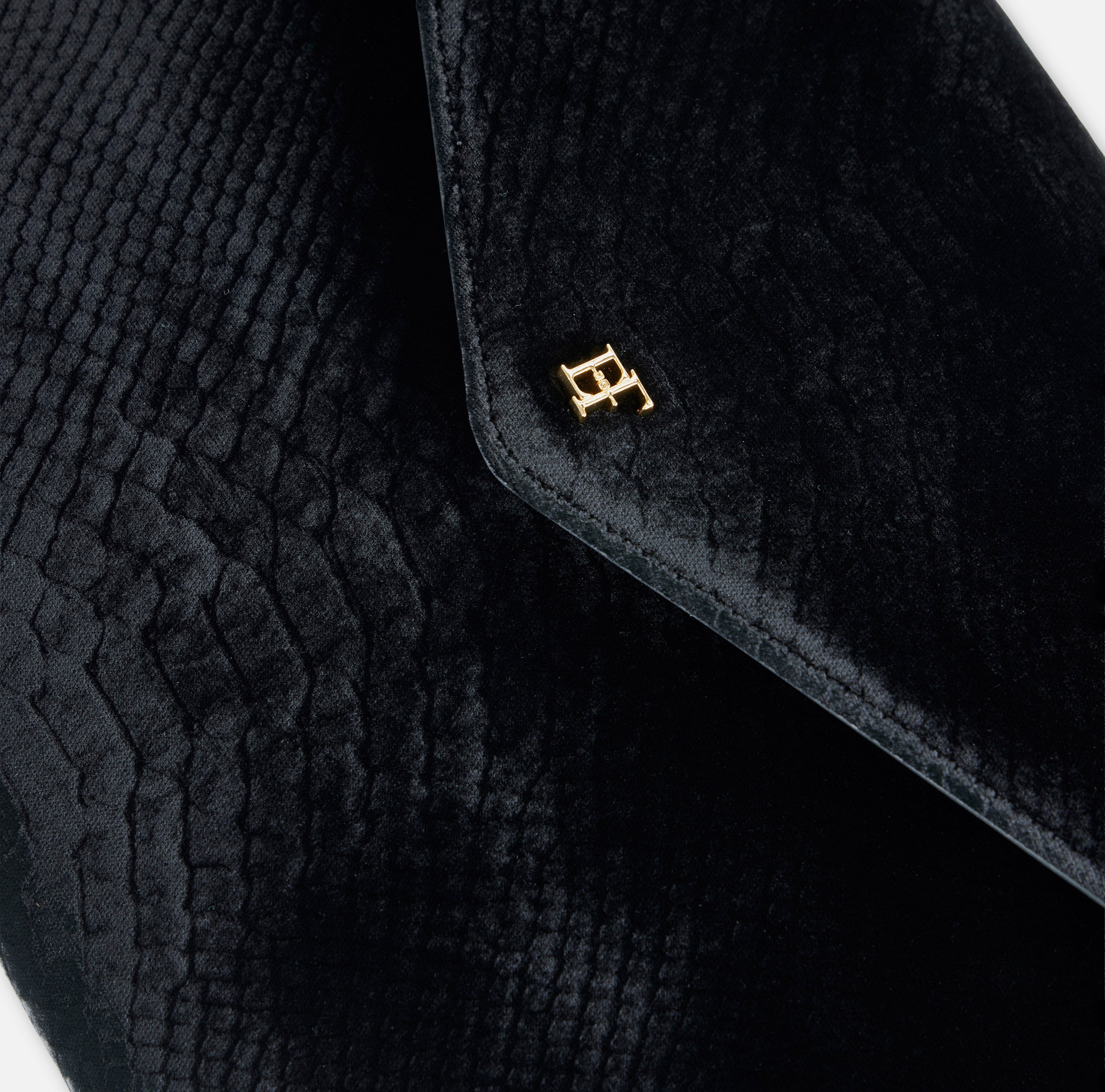Elisabetta Franchi BS26A67E2 Borsa Spalla Velluto Nero