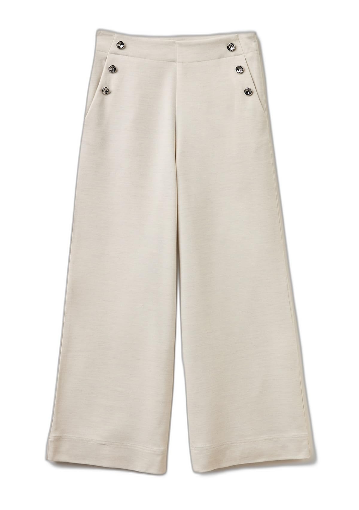 Benetton 44t0df0b3 Pantaloni Palazzo Grigi Donna
