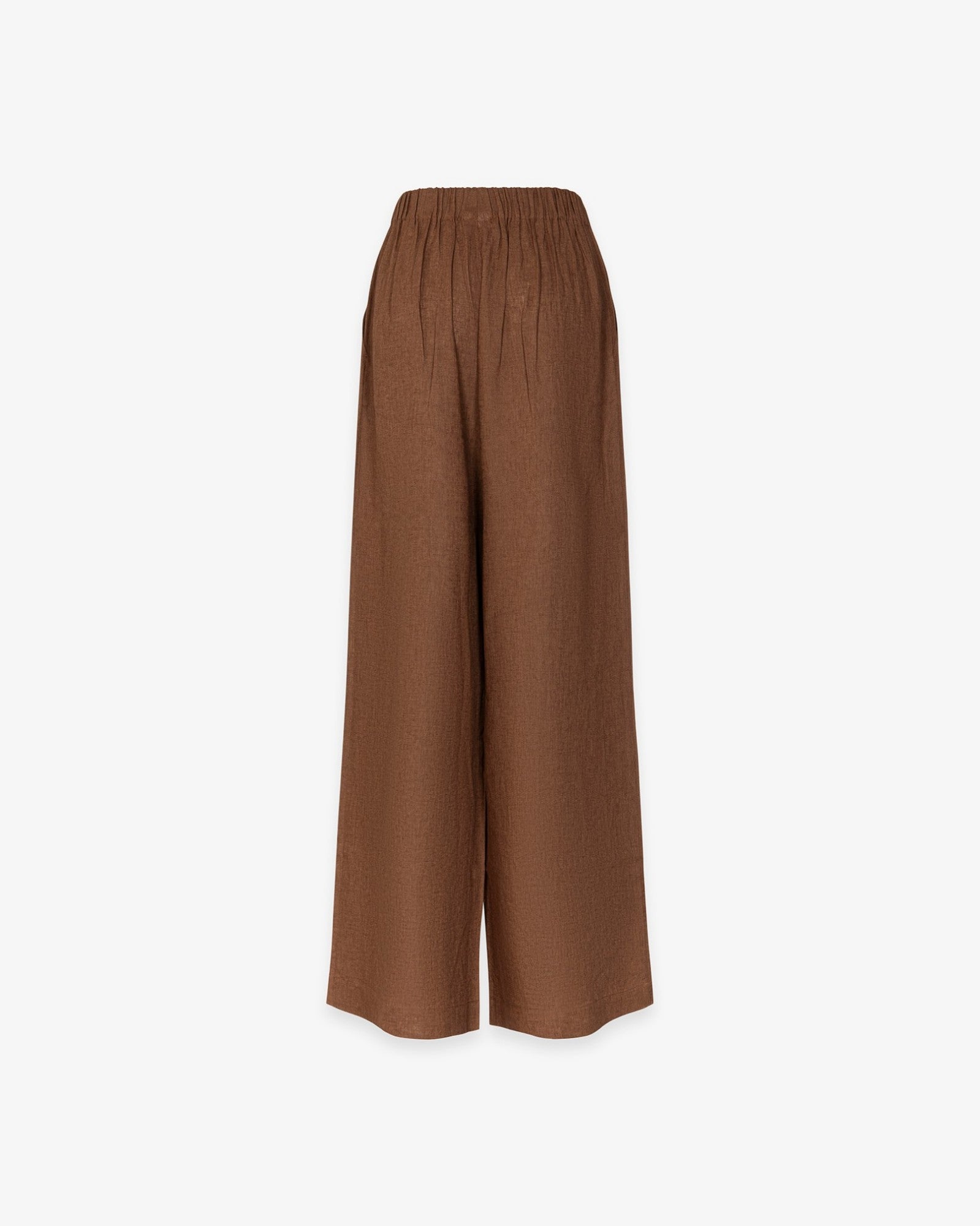 Hinnominate HMABW02641 pantalone donna lino moka