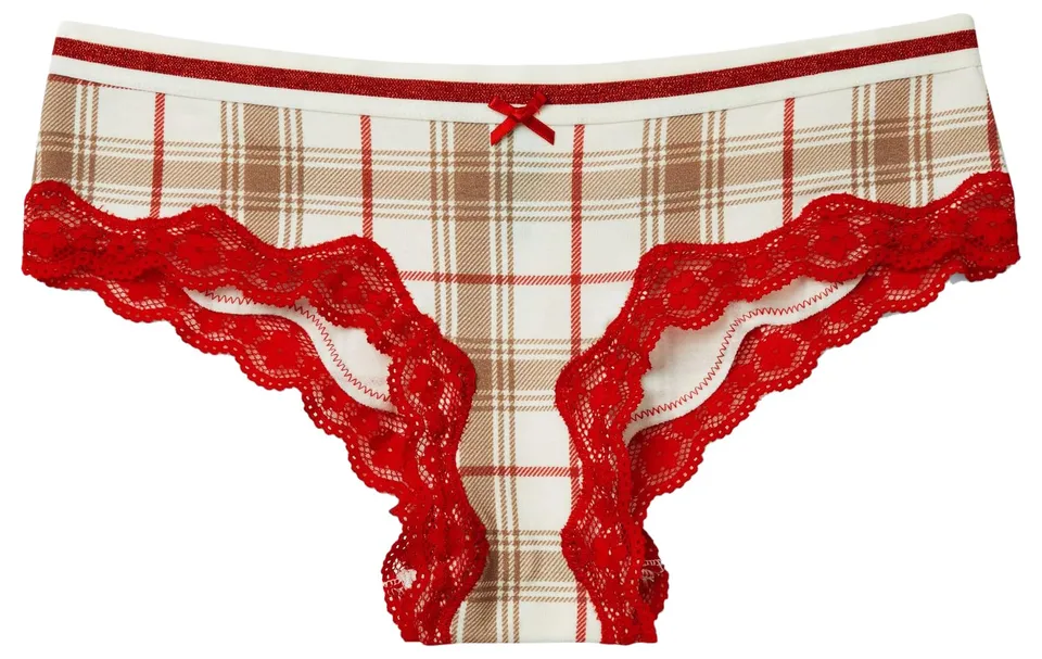 Benetton Slip Culotte Donna Cotone Pizzo Taglia L Fantasia