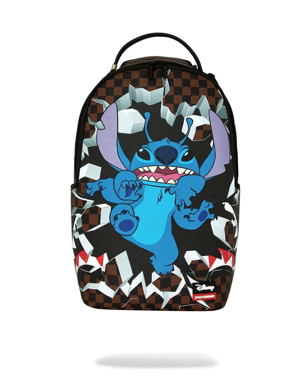 Sprayground Stitch Breakout 910B9174NSZ zaino marrone PVC