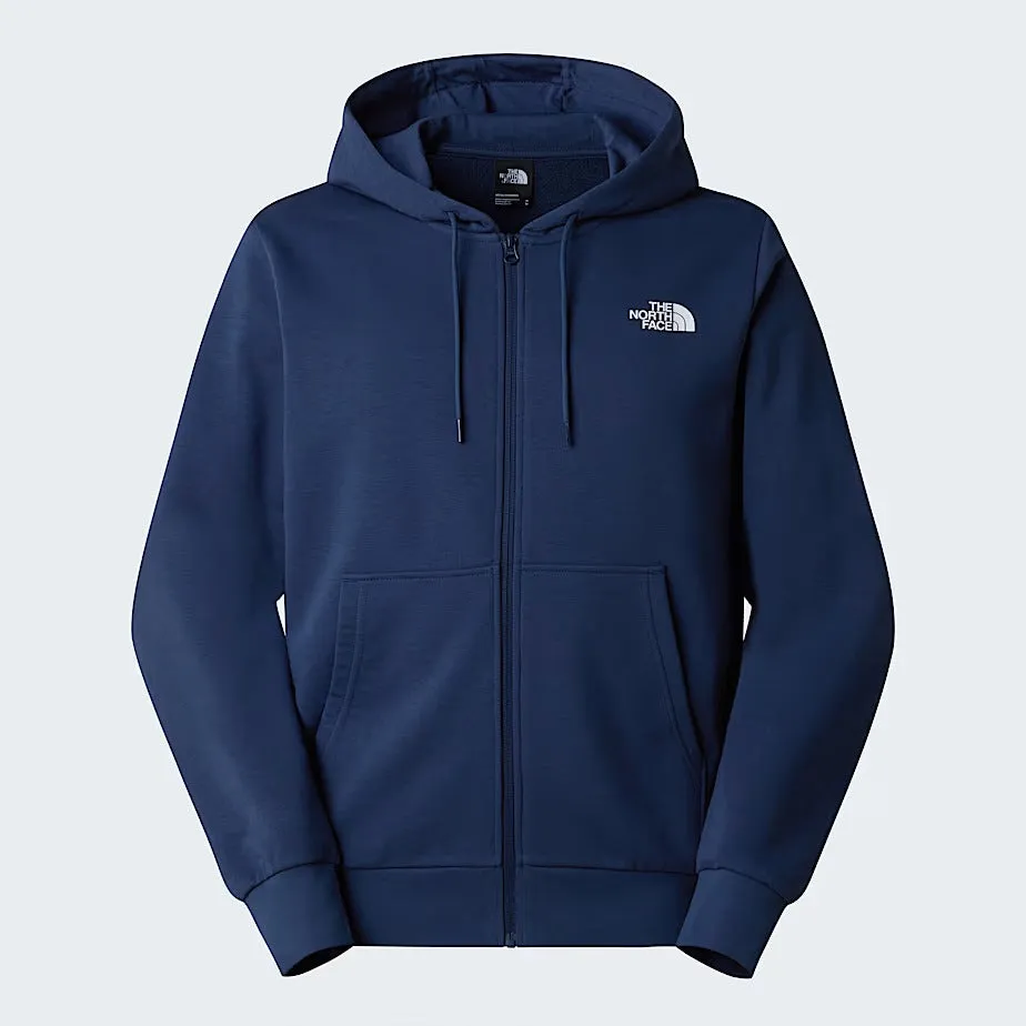 The North Face Simple Dome NF0A8GQ7 felpa navy zip