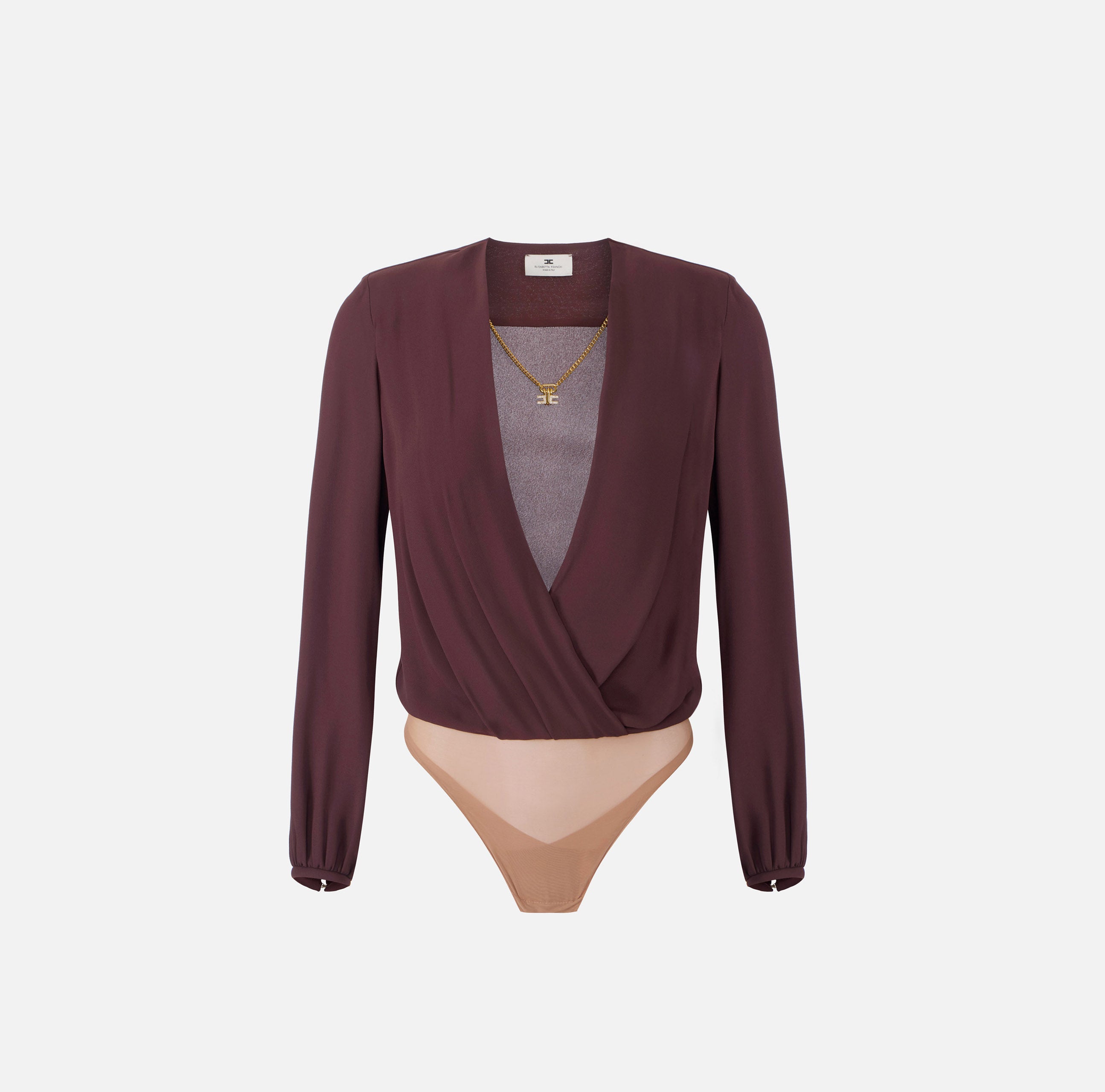 Elisabetta Franchi CB00762E2 Body Cacao Taglia 40