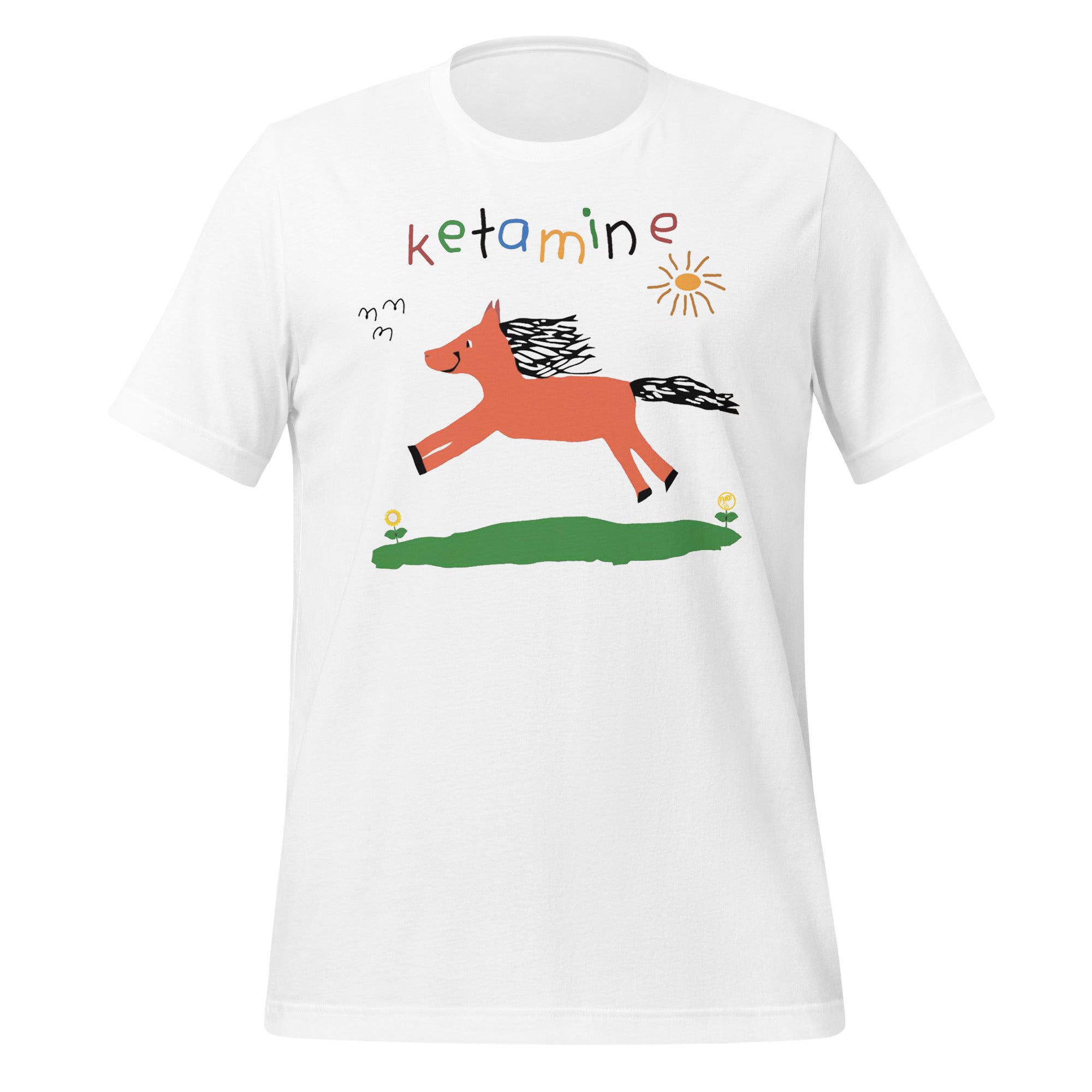 Pure Trash Ketamine t-shirt uomo nera cotone