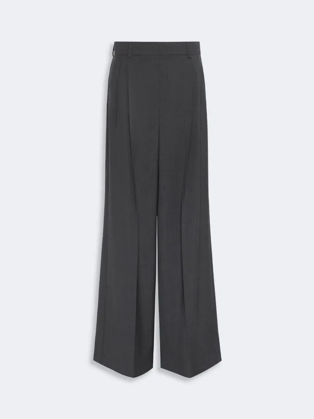 Weekend Max Mara Adelfi WKDADELFI015 pantalone antracite lana