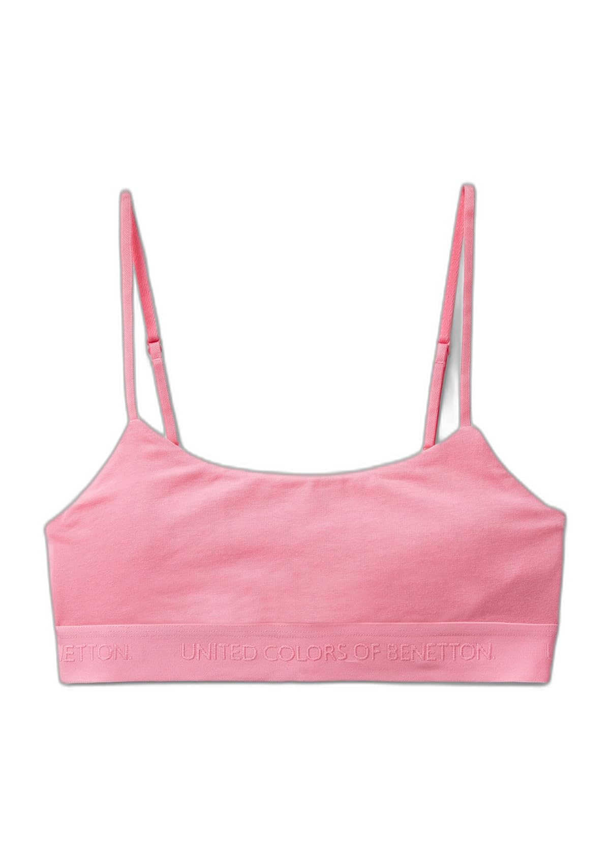 Benetton Intimo e Pigiami Top S Bianco 101 Cotone Bio