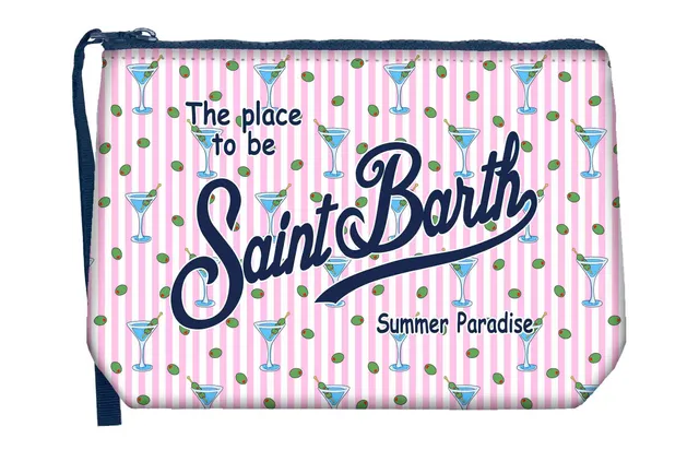 MC2 Saint Barth Aline 00842L Pochette Rosa Cocktail Stripes