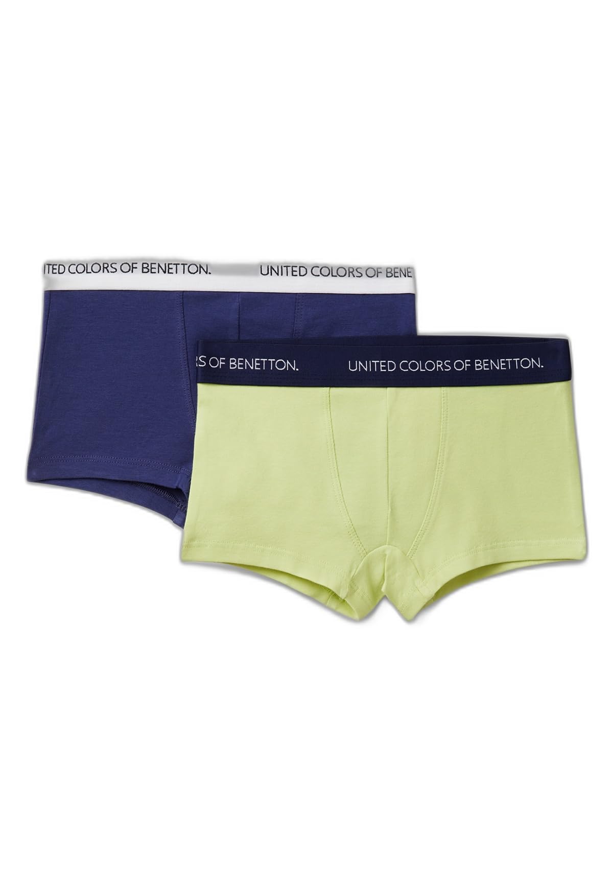 Benetton 3op80x230 set 2 boxer bambino verde taglia 90