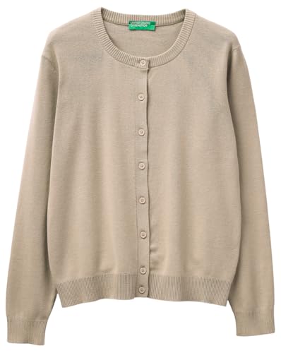 Benetton Maglieria 1C19D502P Cardigan Coreana Beige