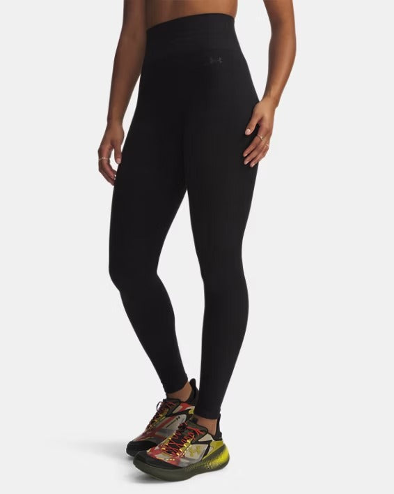 Under Armour Seamless Cotton 77-6010166 leggings donna nero cotone