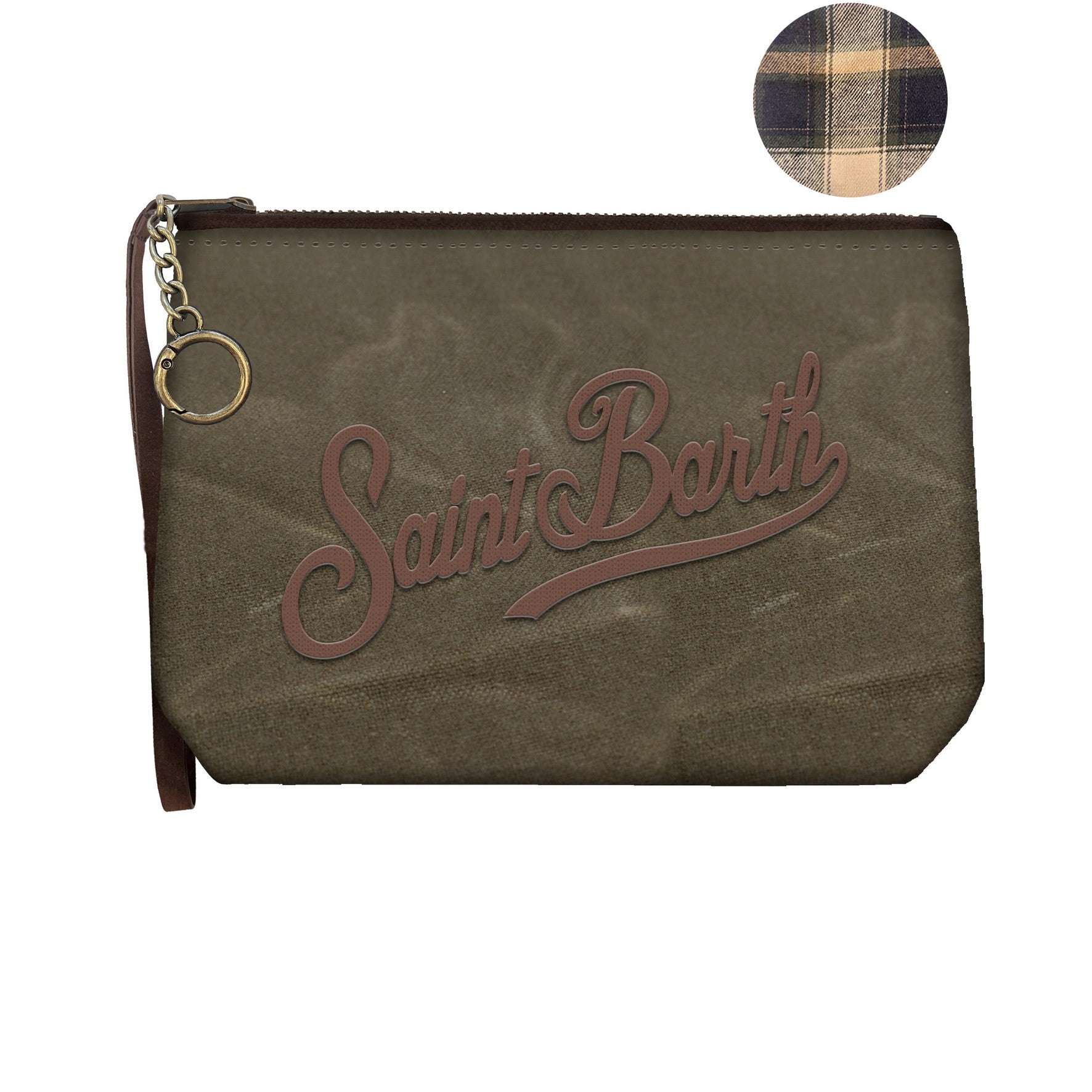 MC2 Saint Barth Aline Mini Wax 00131M pochette verde nylon cerato