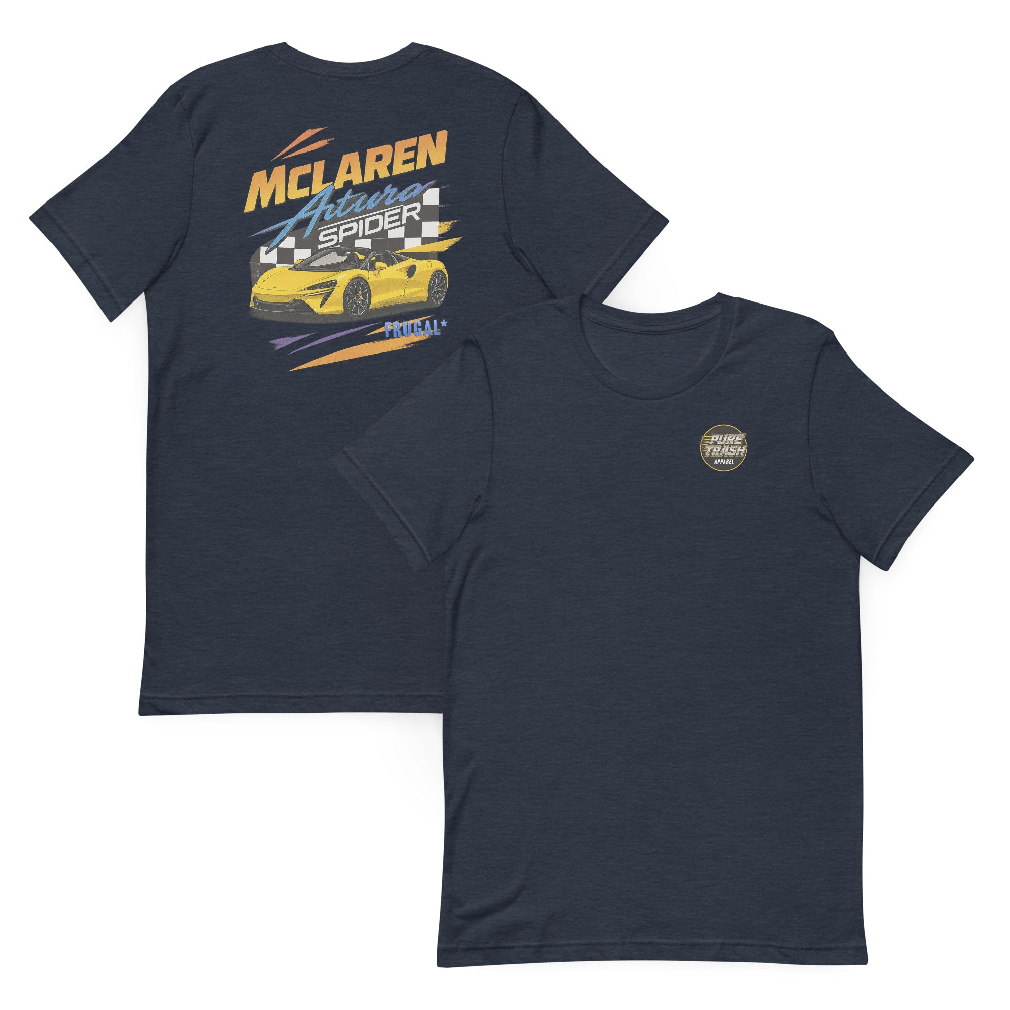 Pure Trash McLaren Tee maglietta uomo nera cotone