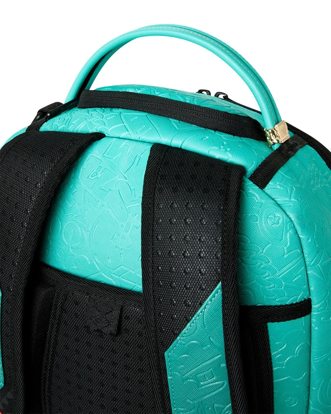Sprayground Doodle Emboss 910B8789NSZ Zaino Turchese PVC