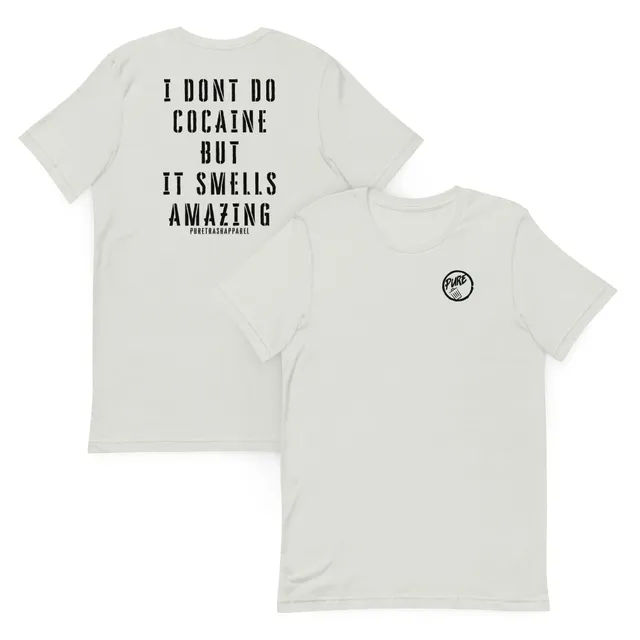 Pure Trash Smells Amazing maglietta unisex Kelly cotone