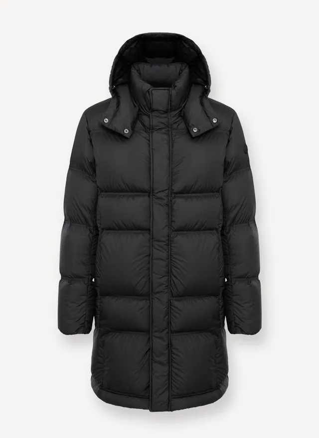 Colmar 12000012 piumino lungo uomo black piuma anatra