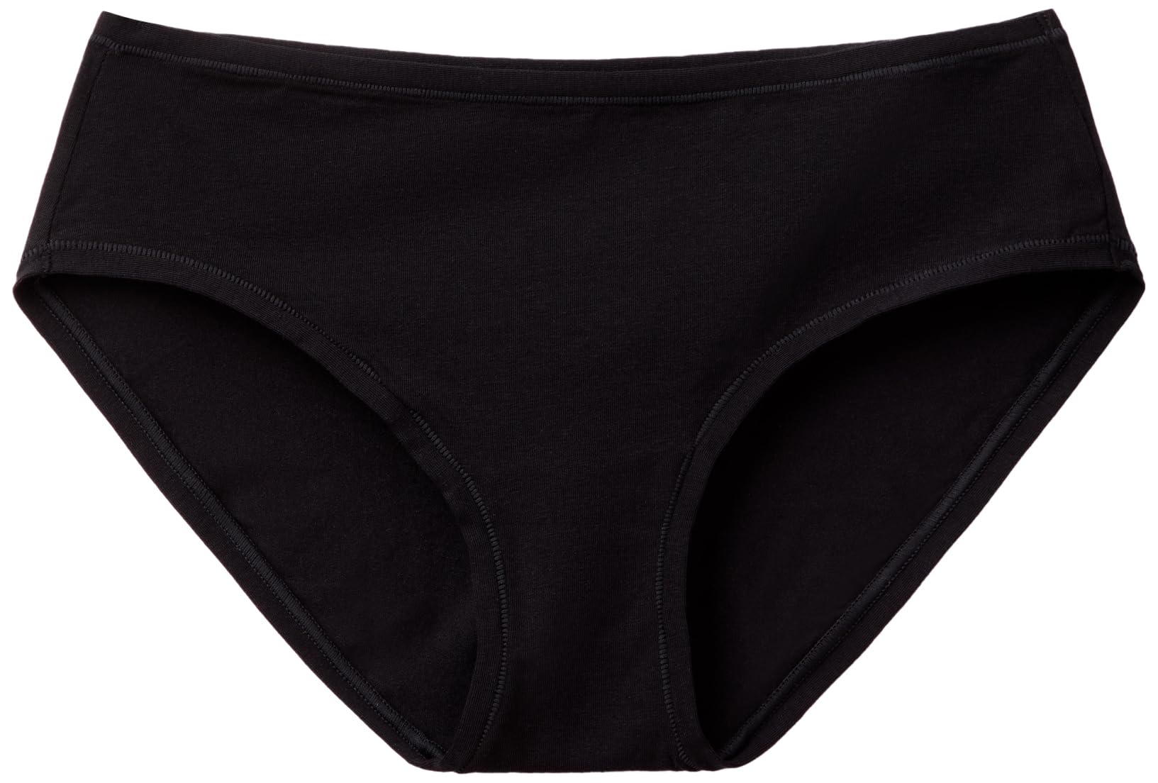 Benetton 3zqm1s026 slip donna nero cotone organico