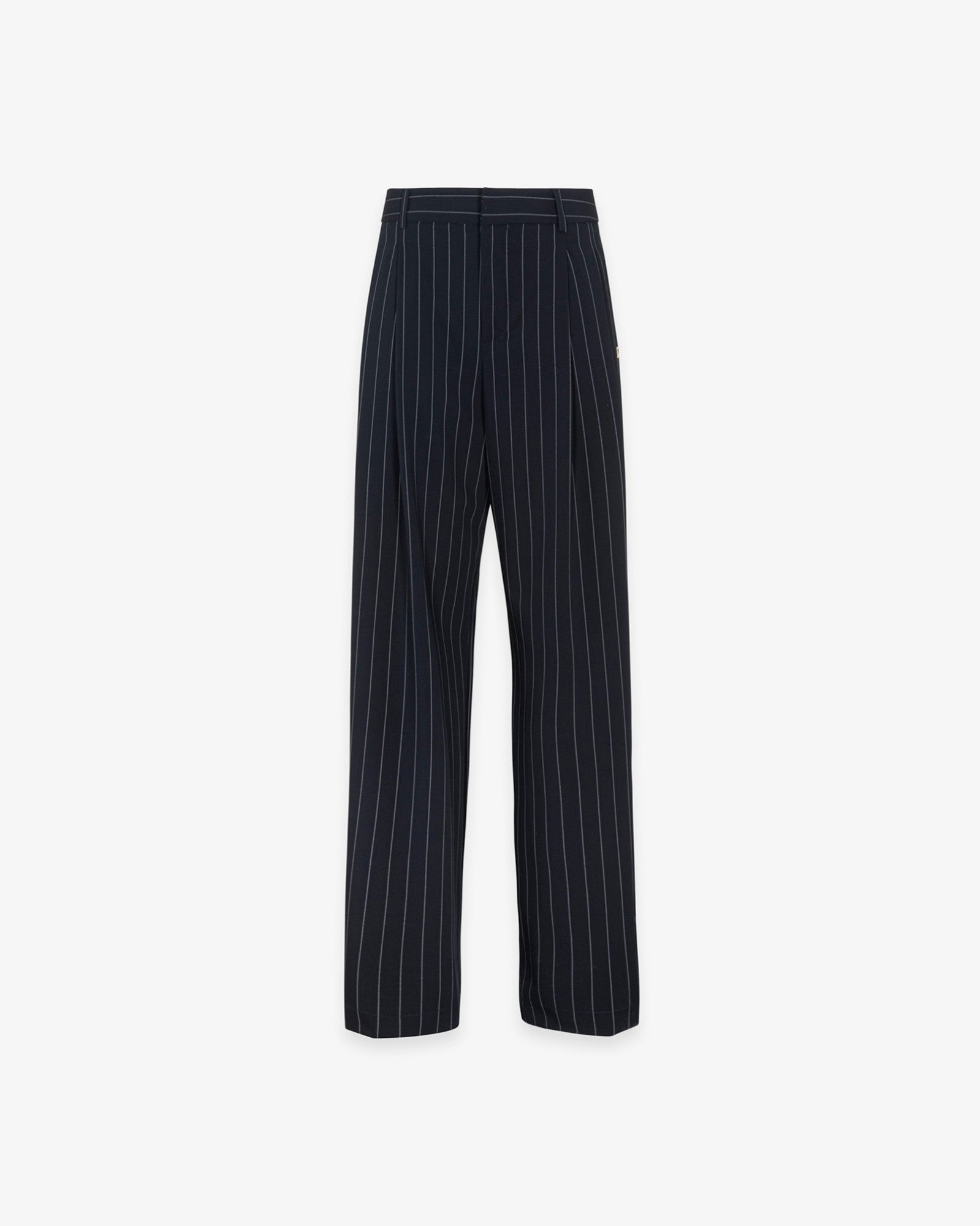 Hinnominate HMABW02565 Pantalone Donna Gessato Blu viscosa