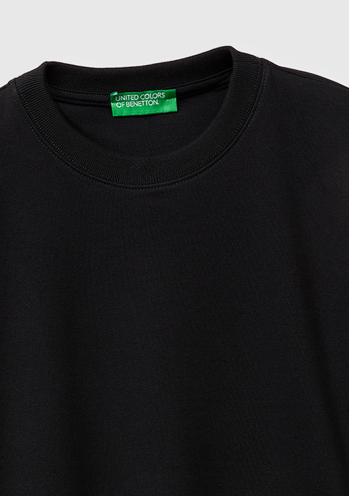 United Colors of Benetton 3T5BD10CA T-shirt Donna Nero