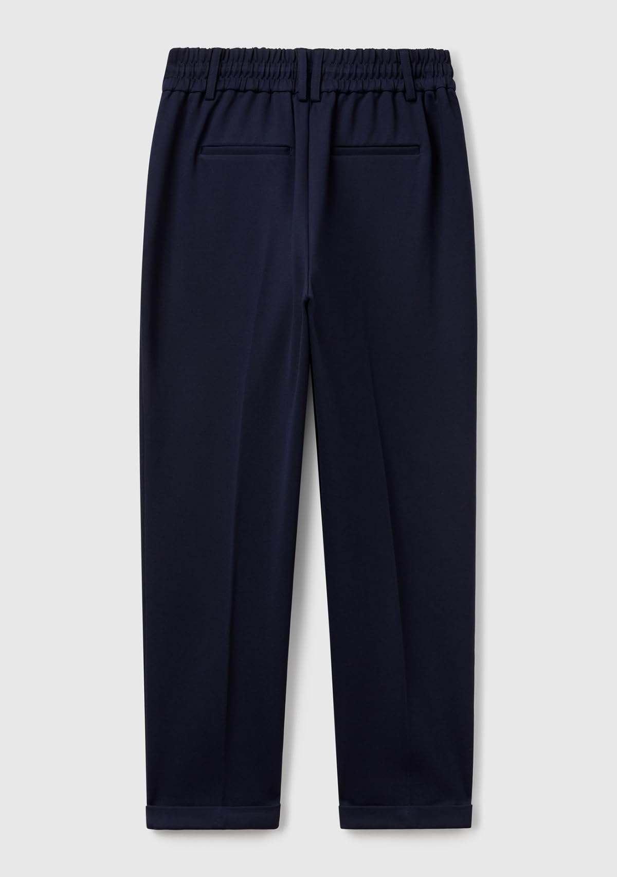 Benetton Pantaloni Donna jogger viscosa Blu Notte 016