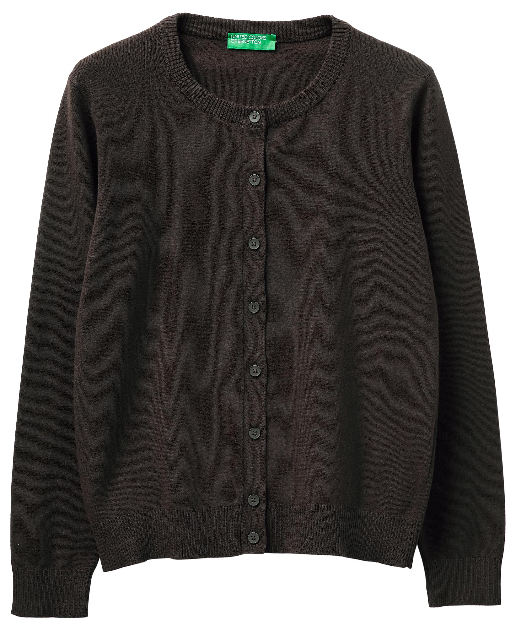 Benetton Maglieria 1C19D502P Cardigan Donna Blu XXS Aperto