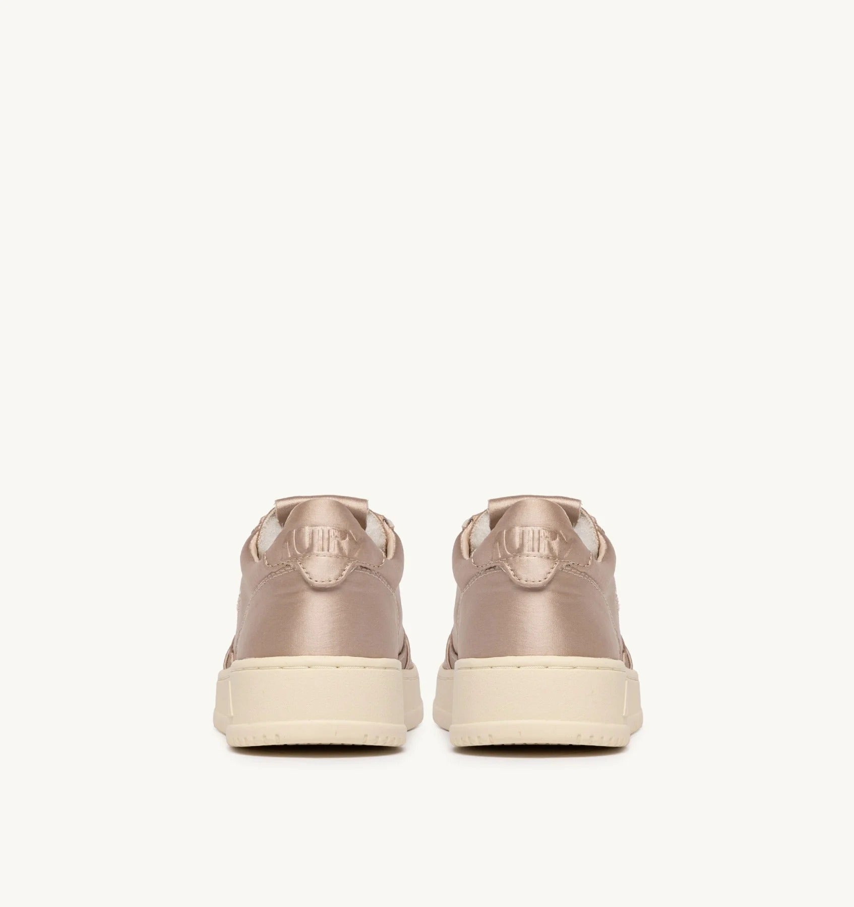 Autry Medalist Low AULW-NM02 Sneaker Rosa satin pelle
