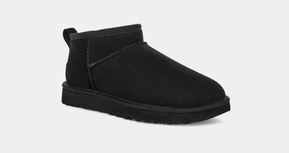 UGG Classic Ultra Mini 1116109 stivaletti neri montone