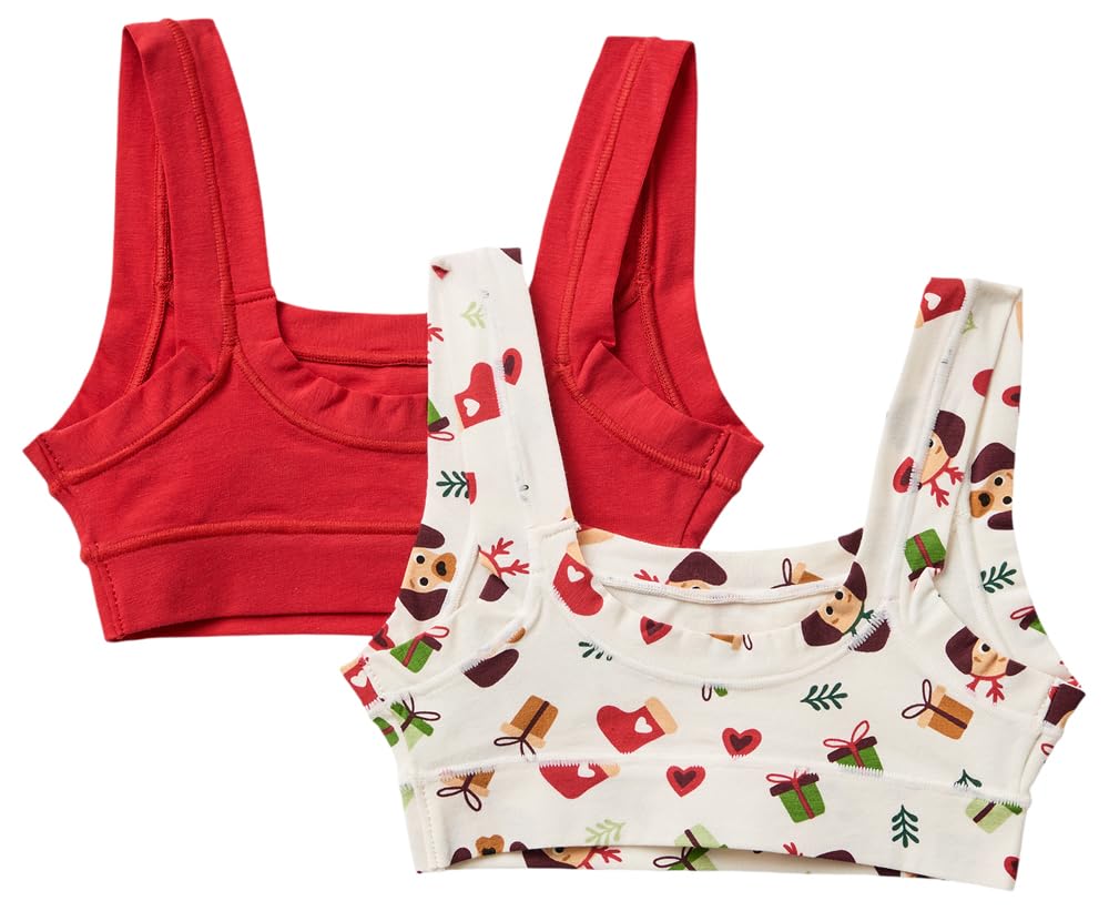 Benetton Set 2 Reggiseni Bambina 130 68 Carati Cotone
