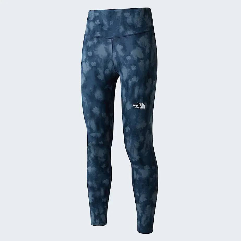 The North Face Flex Graphic NF0A8BQS Leggings Donna Blu Navy Print