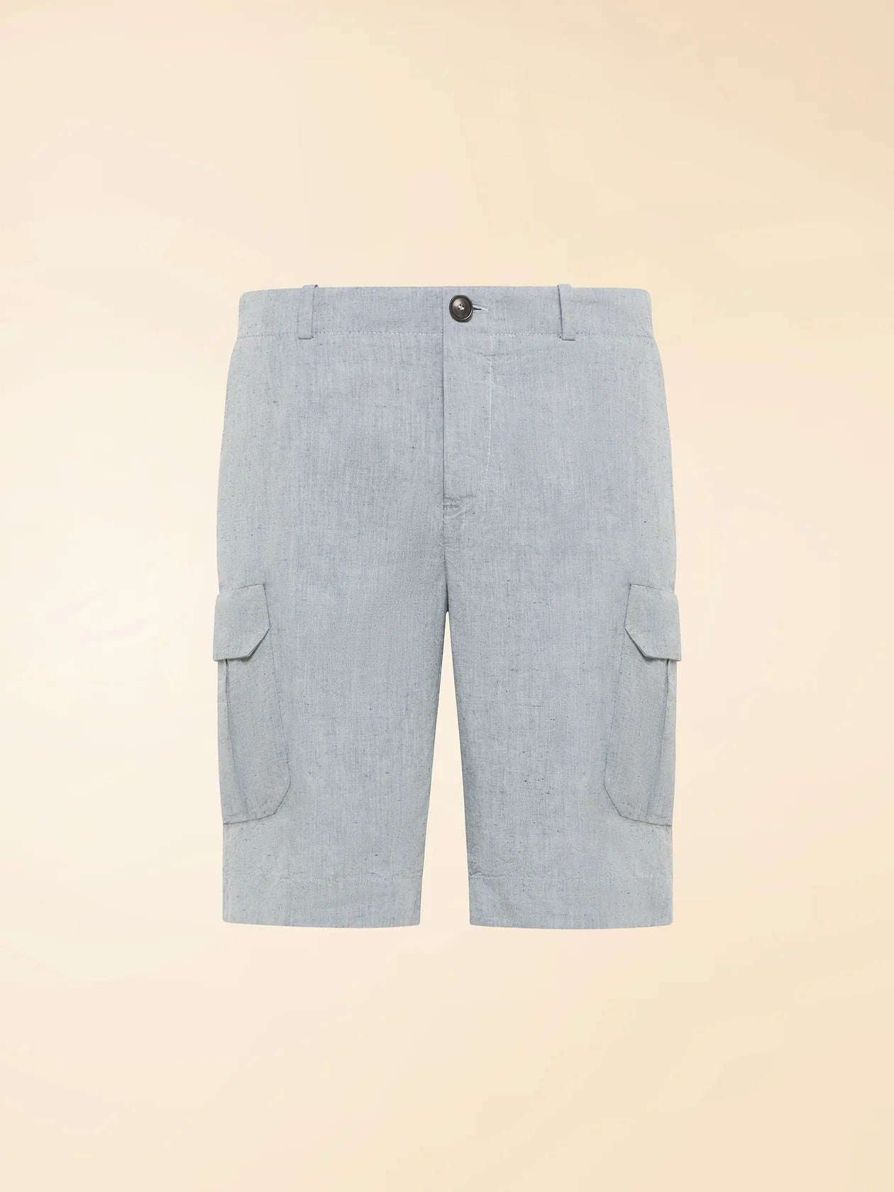 RRD Lynco 26341 bermuda uomo Light Blue lino cotone