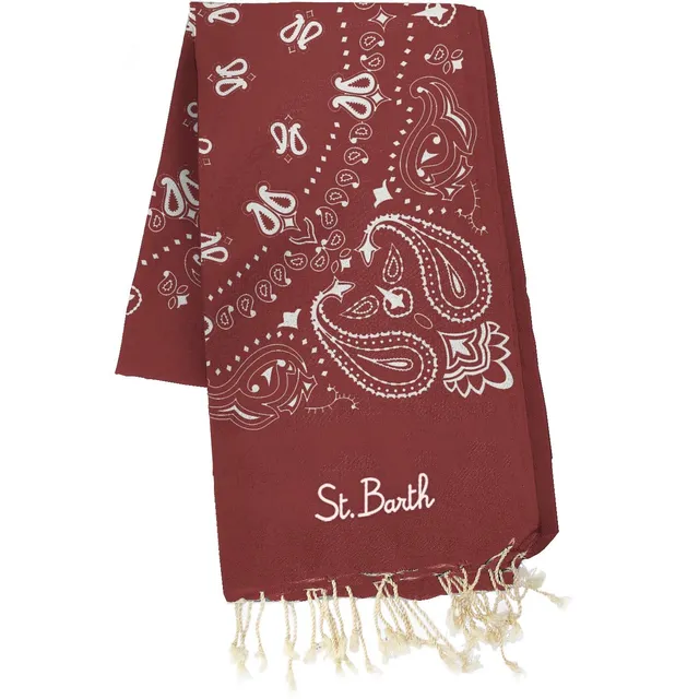 MC2 Saint Barth Foutas J N Telo Mare Bordeaux 100x200