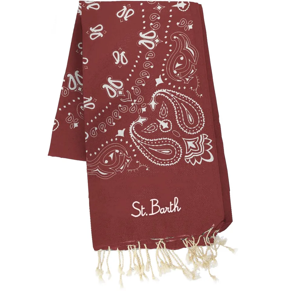 MC2 Saint Barth Foutas J N Telo Mare Bordeaux 100x200