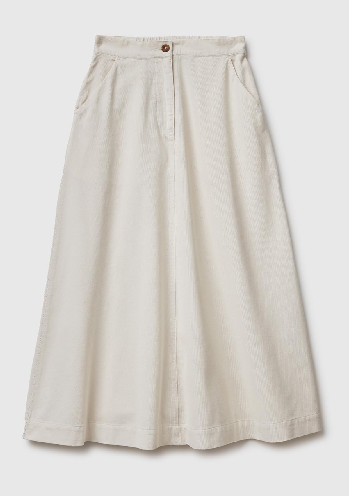 Benetton Gonna Midi Donna Velluto Svasata