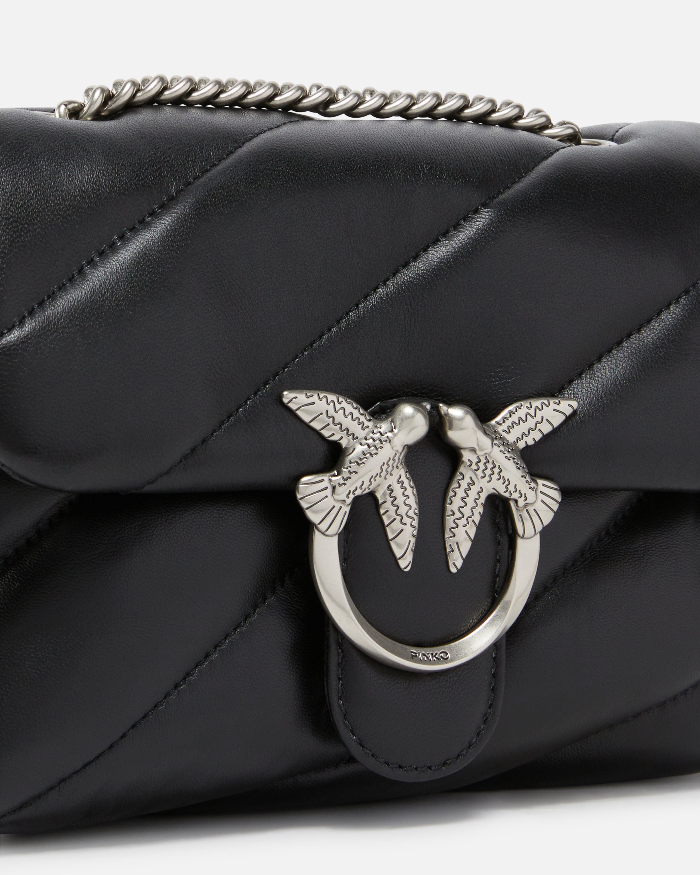 Pinko Love Puff Mini borsa donna nero nappa trapuntata