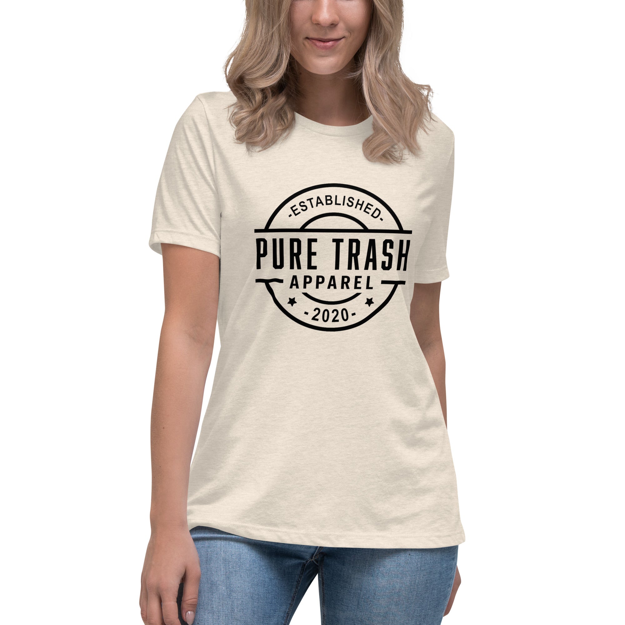 Pure Trash Collection Established maglietta donna White