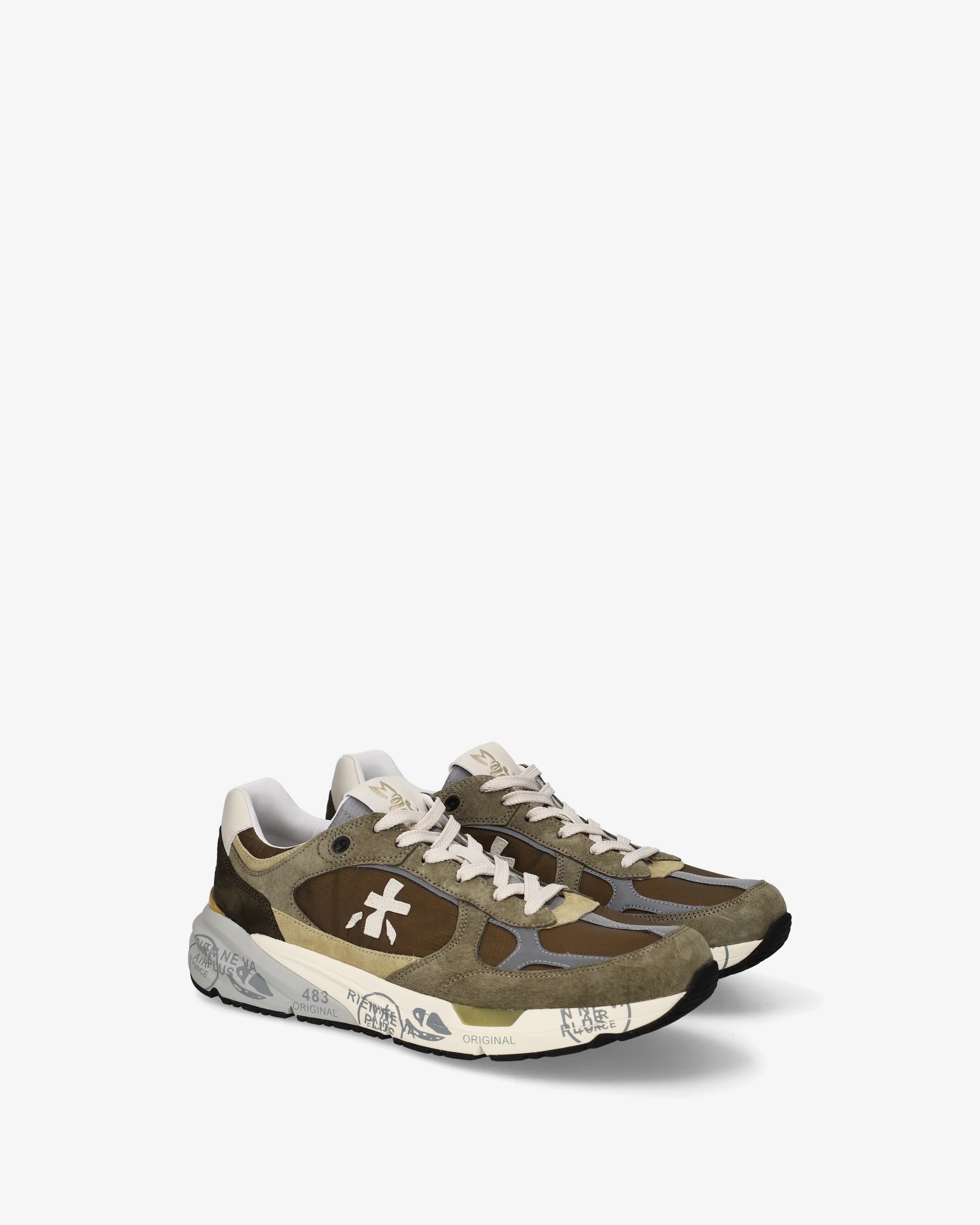 Premiata Mase 8022 Sneaker uomo marrone grigio
