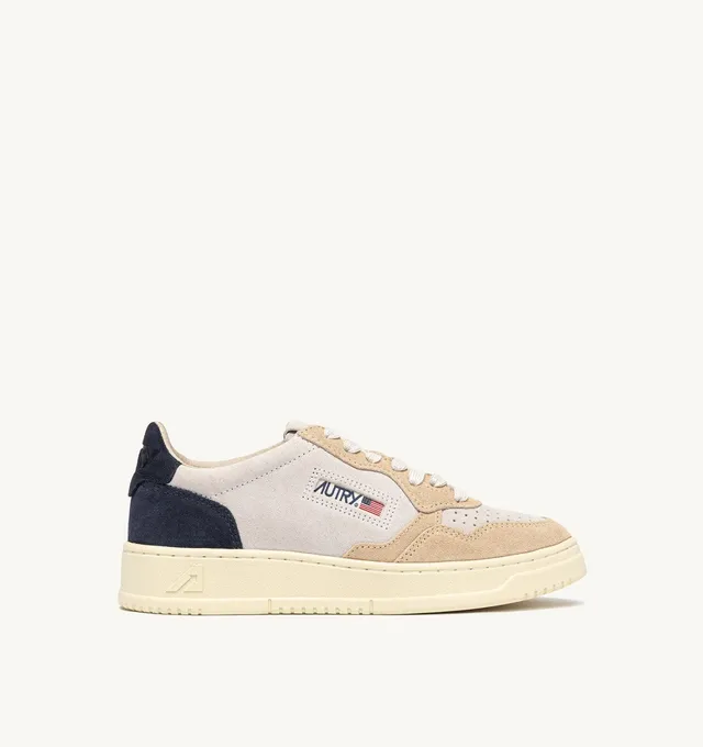 Autry Medalist Low AULM-TS29 sneakers uomo tricolore pelle