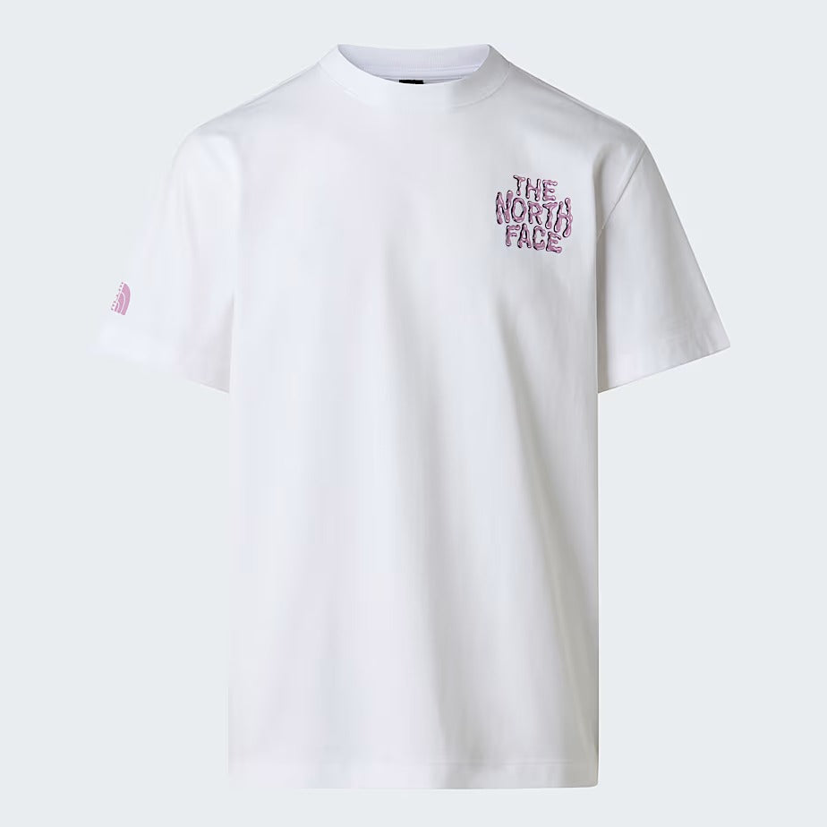 The North Face Drip Logo NF0A8GAB T-Shirt Uomo Bianca