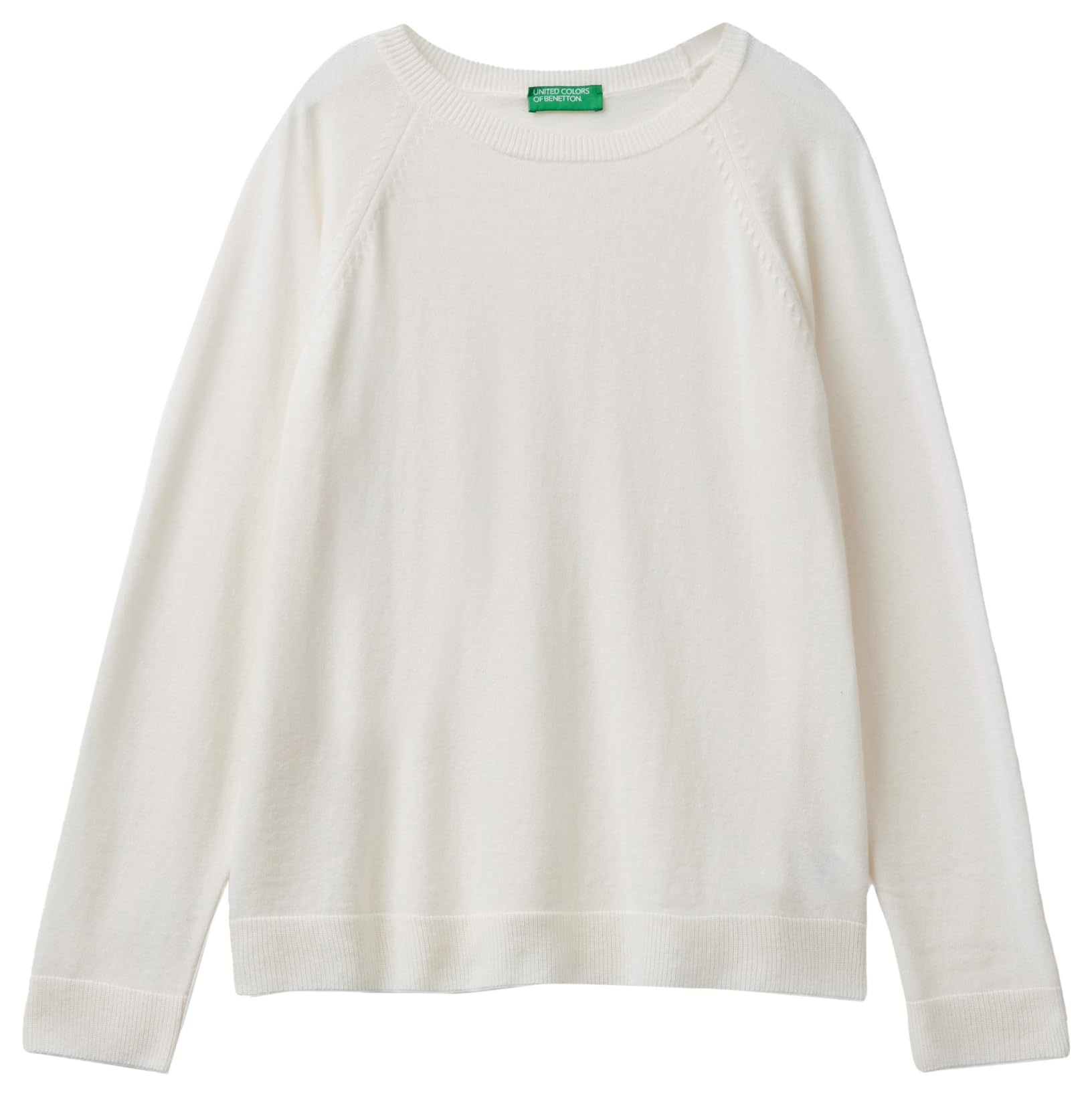 Benetton Maglieria Maglia Donna Marrone Lana Girocollo