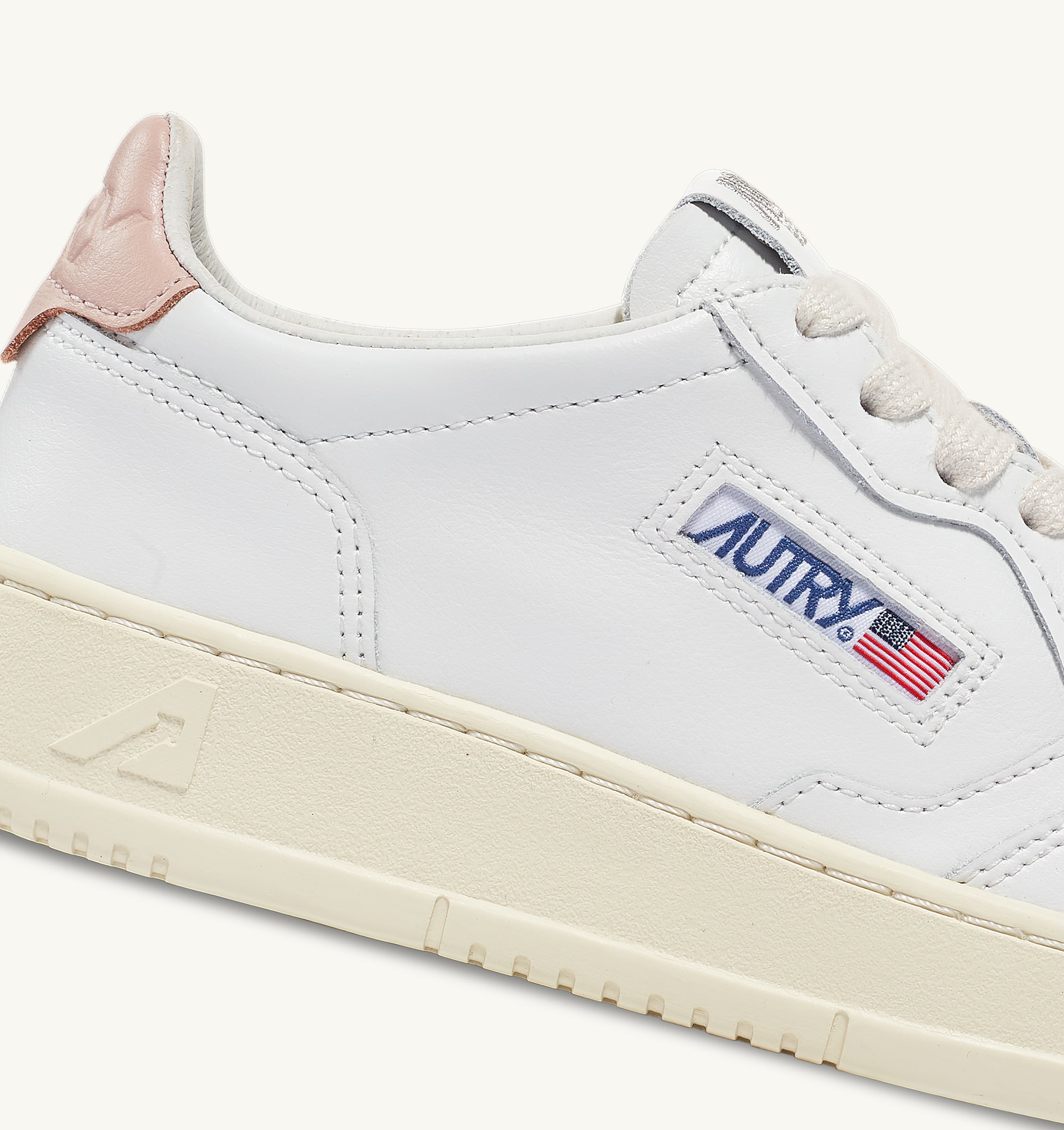 Autry Medalist Low AULW-LL16 Sneaker White Pink Donna