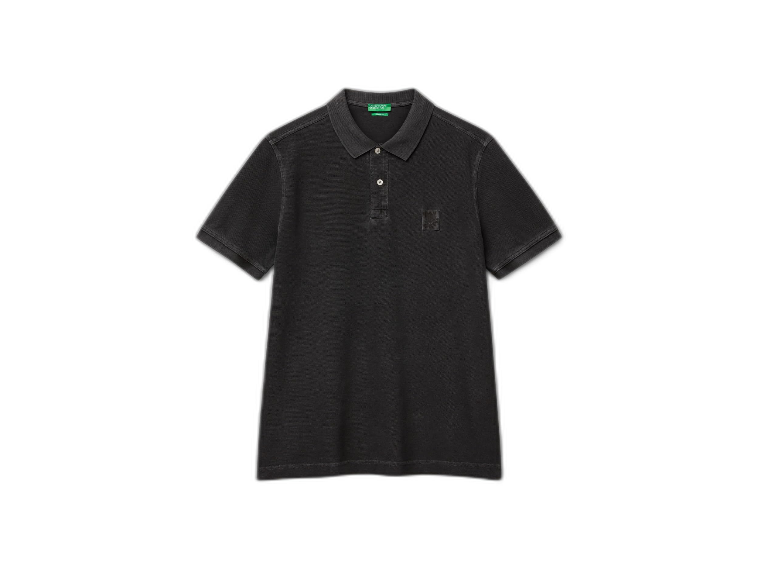 Benetton 3089u302d polo uomo cotone organico arancione